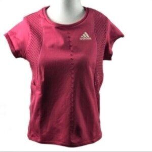 NWT Adidas Pink Activewear Workout Tee Medium